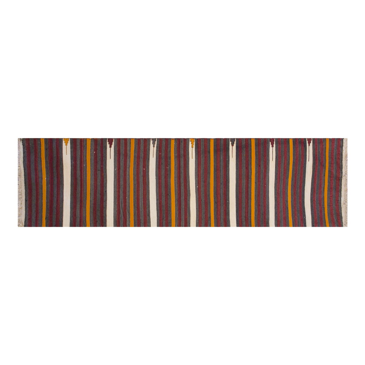 Handwoven Konya Hallway Rug, 2.4 x 12.6 ft, 73 x 382 cm