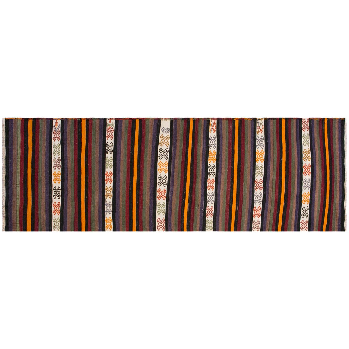 Handwoven Konya Hallway Rug, 2.5 x 10.9 ft, 76 x 328 cm