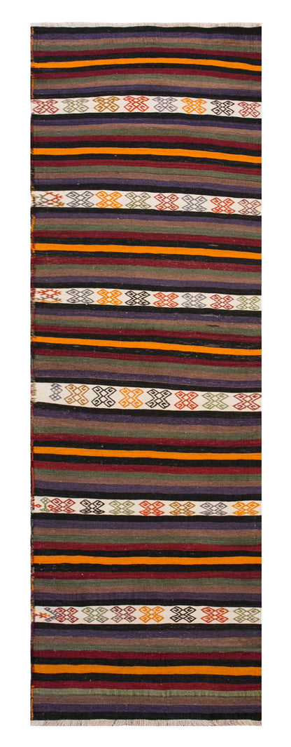 Handwoven Konya Hallway Rug, 2.5 x 10.9 ft, 76 x 328 cm