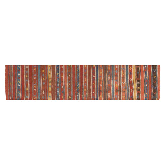 Handwoven Konya Hallway Rug, 2.6 x 10.6 ft, 77 x 322 cm