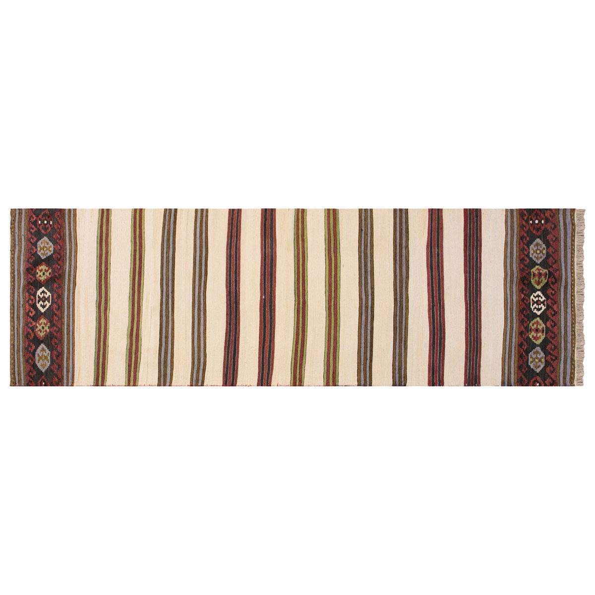 Handwoven Konya Hallway Rug, 2.6 x 11.10 ft, 78 x 363 cm