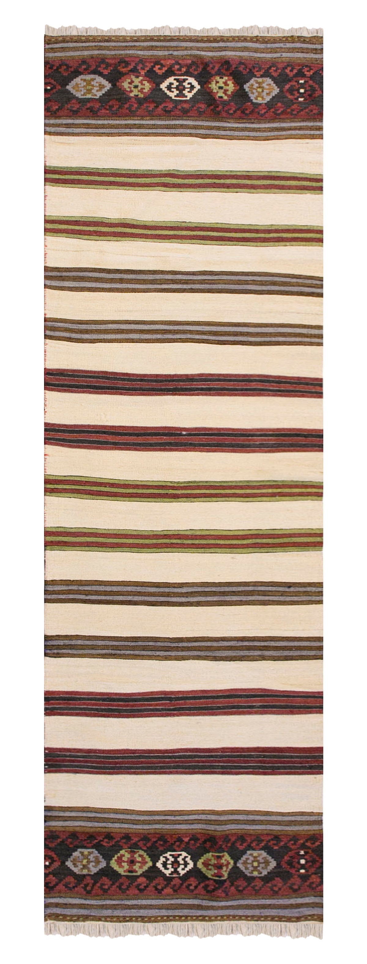 Handwoven Konya Hallway Rug, 2.6 x 11.10 ft, 78 x 363 cm