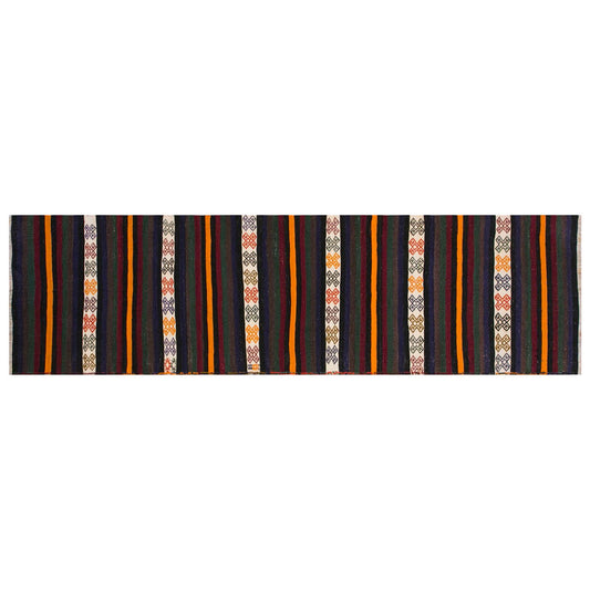 Handwoven Konya Hallway Rug, 2.6 x 11 ft, 77 x 337 cm