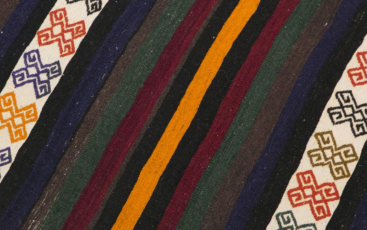 Handwoven Konya Hallway Rug, 2.6 x 11 ft, 77 x 337 cm