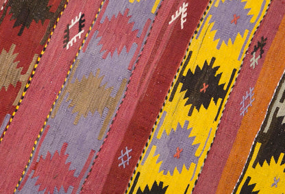 Handwoven Konya Hallway Rug, 2.7 x 11.10 ft, 79 x 363 cm
