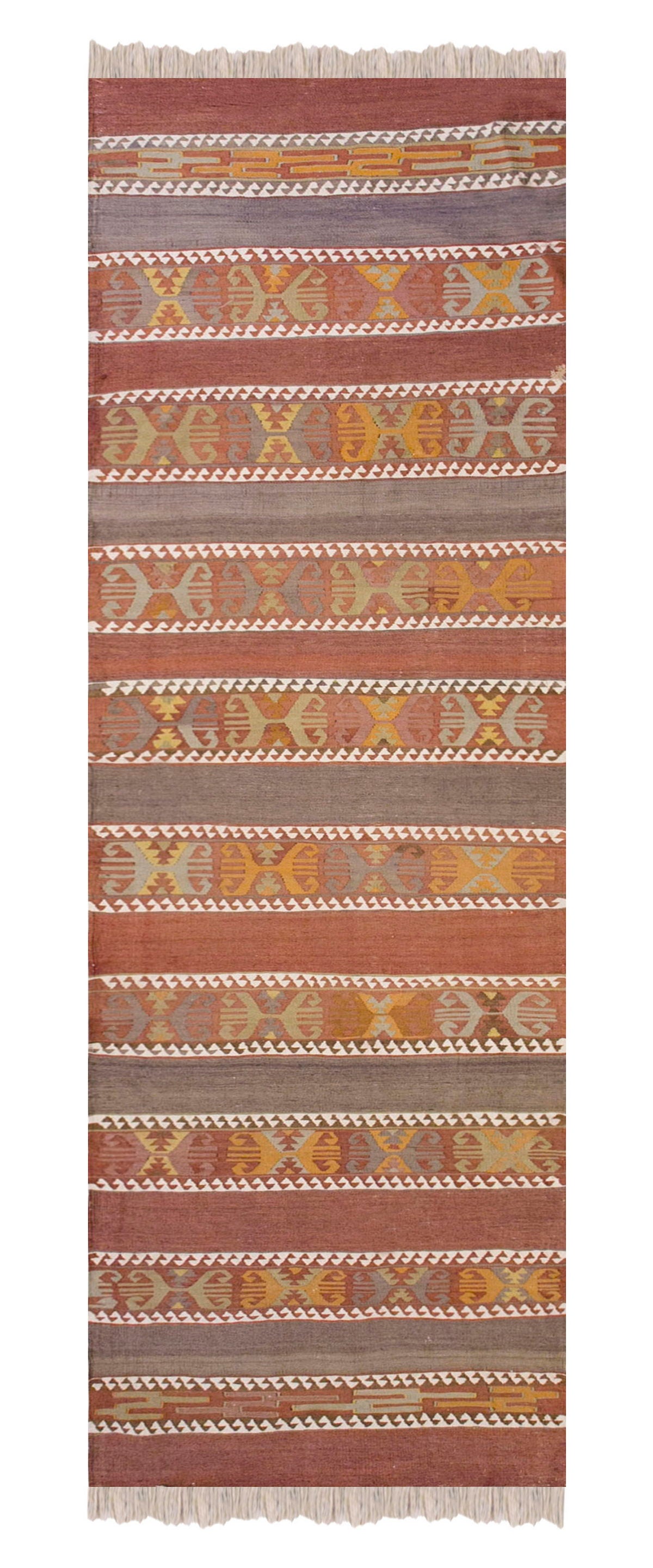 Handwoven Konya Hallway Rug, 2.7 x 11.7 ft, 80 x 354 cm