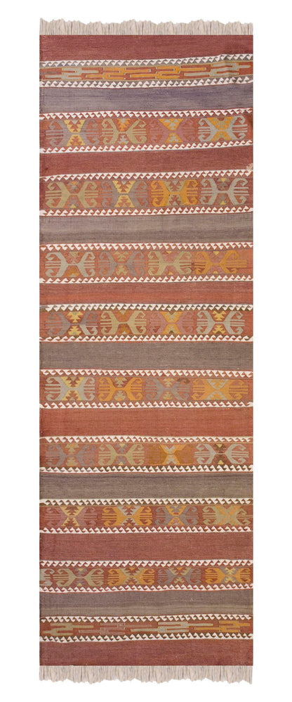 Handwoven Konya Hallway Rug, 2.7 x 11.7 ft, 80 x 354 cm