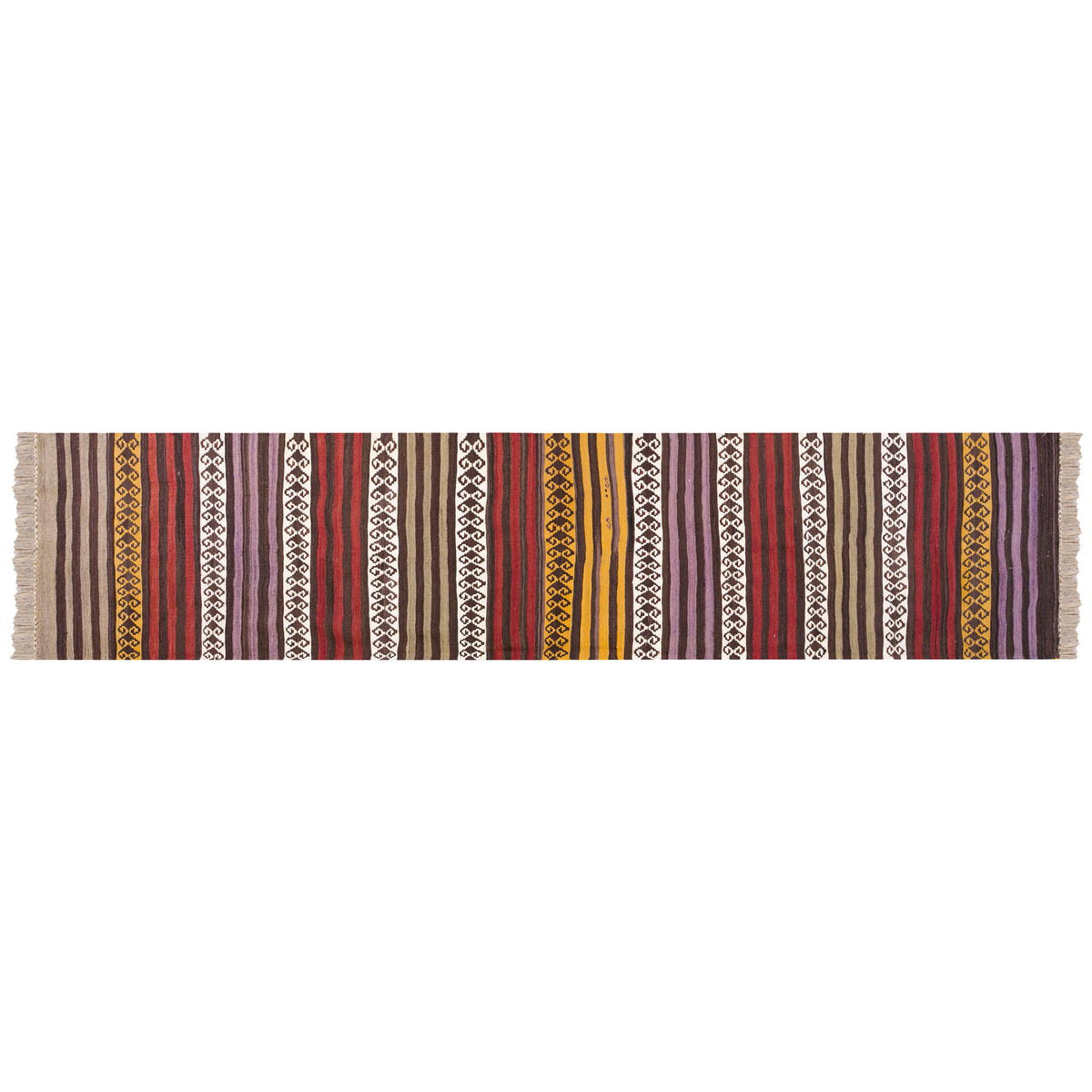 Handwoven Konya Hallway Rug, 2.7 x 13.8 ft, 81 x 418 cm