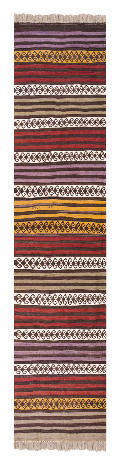 Handwoven Konya Hallway Rug, 2.7 x 13.8 ft, 81 x 418 cm