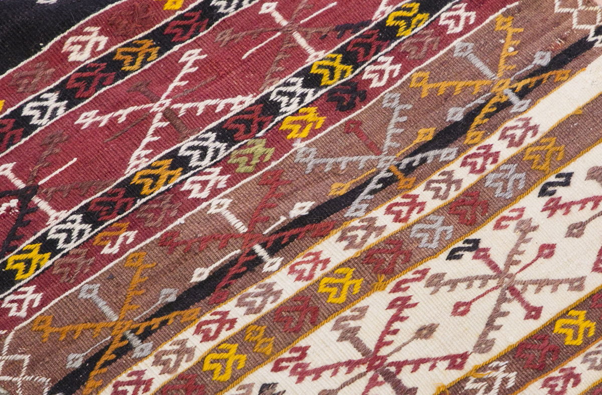 Handwoven Konya Hallway Rug, 2.9 x 11.8 ft, 84 x 358 cm