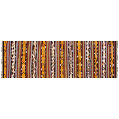 Handwoven Konya Hallway Rug, 3.2 x 12.5 ft, 98 x 380 cm