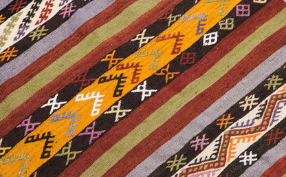 Handwoven Konya Hallway Rug, 3.2 x 12.5 ft, 98 x 380 cm