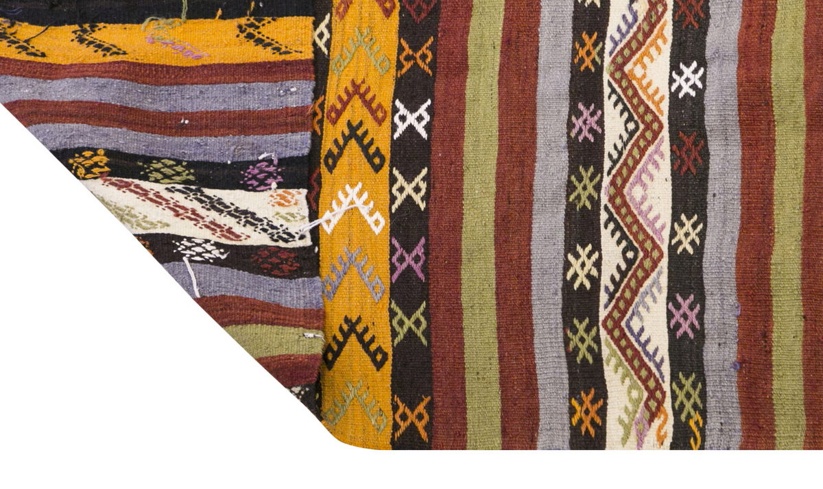 Handwoven Konya Hallway Rug, 3.2 x 12.5 ft, 98 x 380 cm