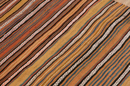 Handwoven Kurdish Bahtiyari Hallway Rug, 3.4 x 11 ft, 103 x 336 cm