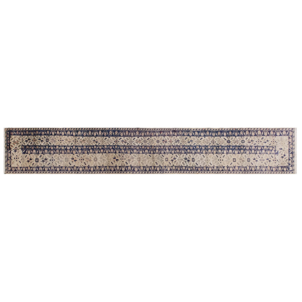Handwoven Oushak Runner Rug - 52x347 cm / 1.7×11.4 feet