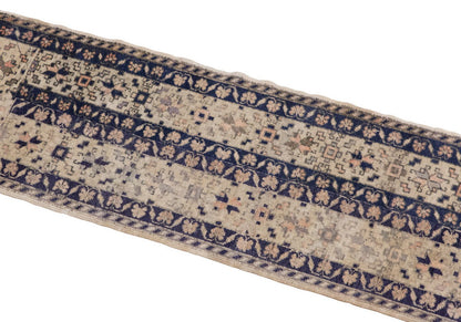 Handwoven Oushak Runner Rug - 52x347 cm / 1.7×11.4 feet