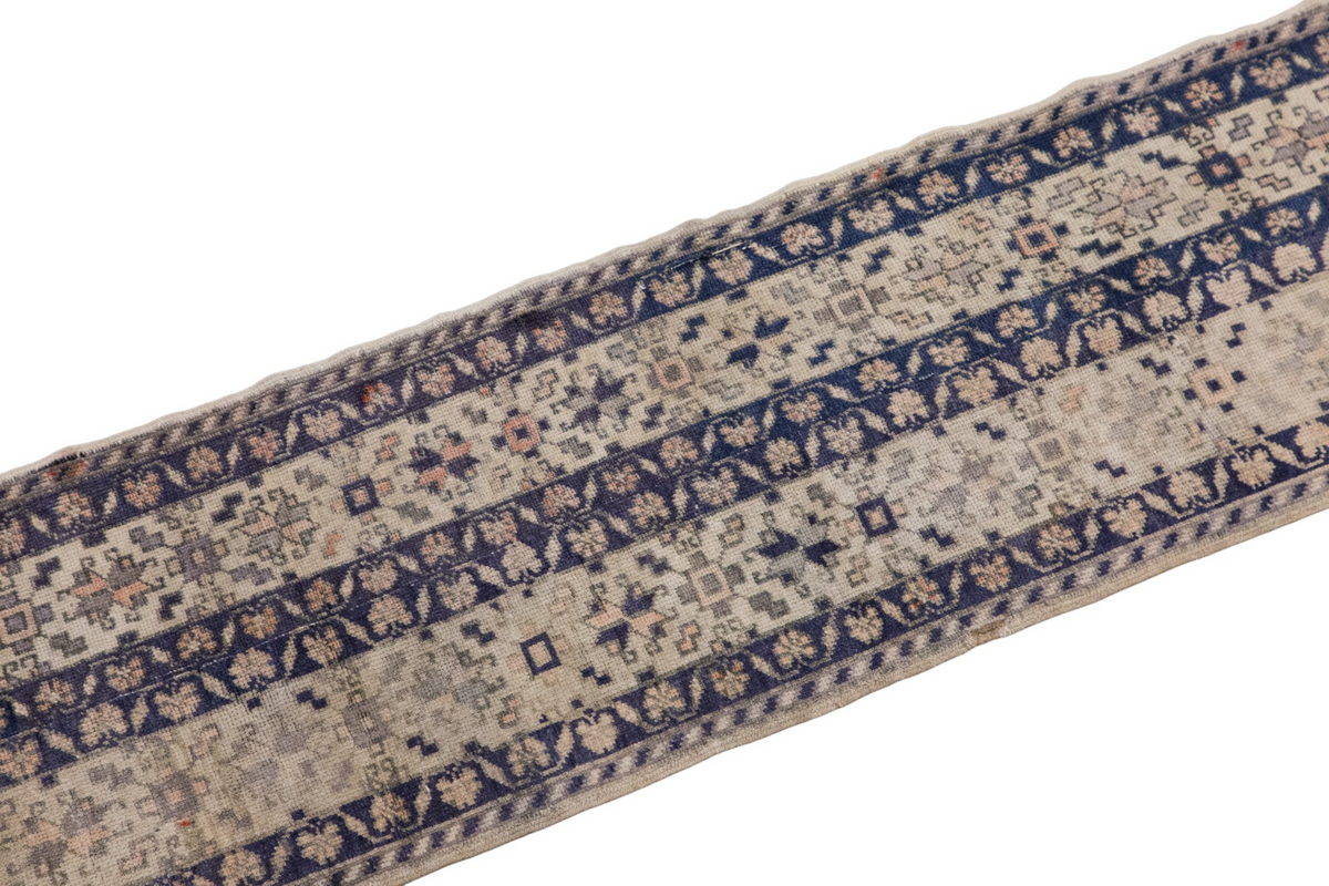 Handwoven Oushak Runner Rug - 52x347 cm / 1.7×11.4 feet