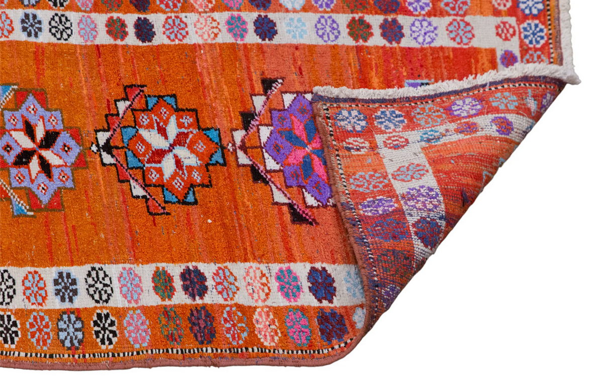Handwoven Oushak Runner Rug - 83x400 cm / 2.7×13.1 feet