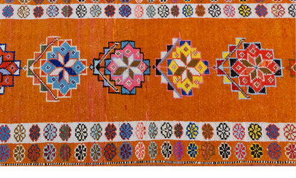 Handwoven Oushak Runner Rug - 83x400 cm / 2.7×13.1 feet