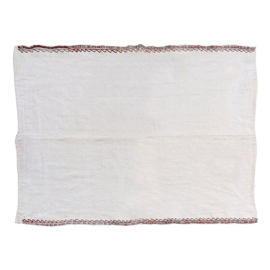Handwoven Striped Turkish Kilim Rug 125x165 cm (4'1" x 5'5")