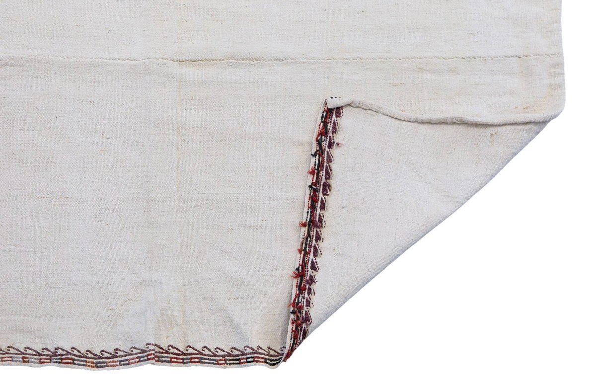 Handwoven Striped Turkish Kilim Rug 125x165 cm (4'1" x 5'5")