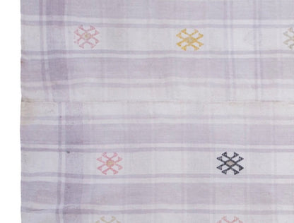 Handwoven Striped Turkish Kilim Rug 213x290 cm (7'0" x 9'6")