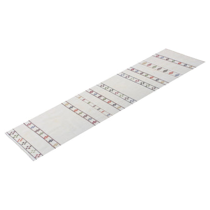 Handwoven Striped Turkish Kilim Runner Rug 73x275 cm (2'4" x 9')