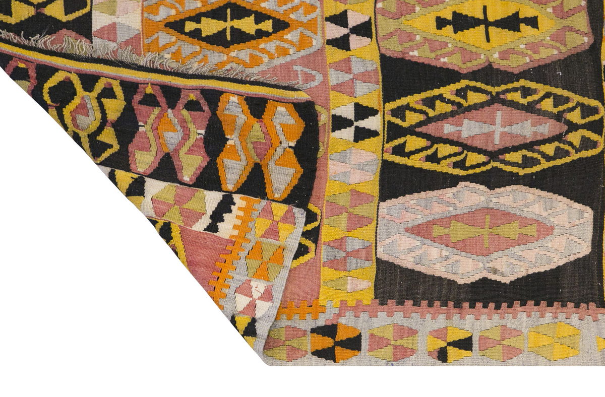 Handwoven Tribal Wool Rug, 95 x 315 cm, 3.5 x 10.4 ft