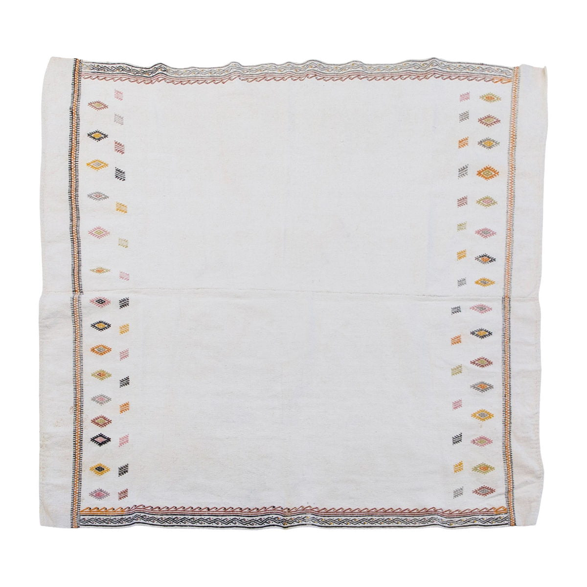 Handwoven Turkish Kilim Rug 168x175 cm (5'6" x 5'9")