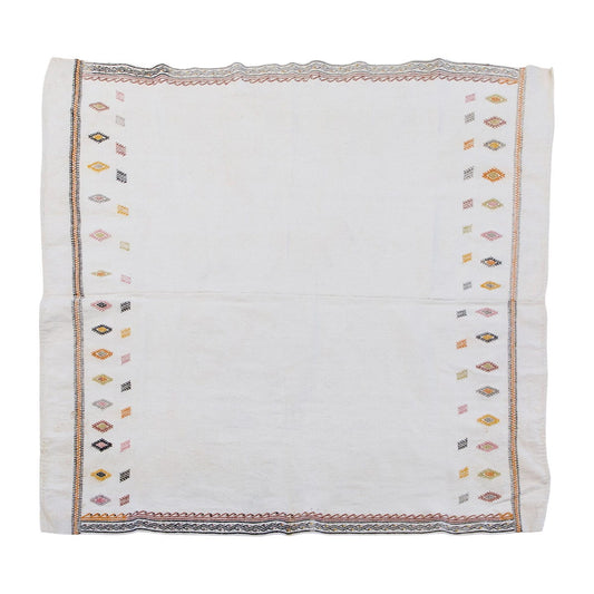 Handwoven Turkish Kilim Rug 168x175 cm (5'6" x 5'9")
