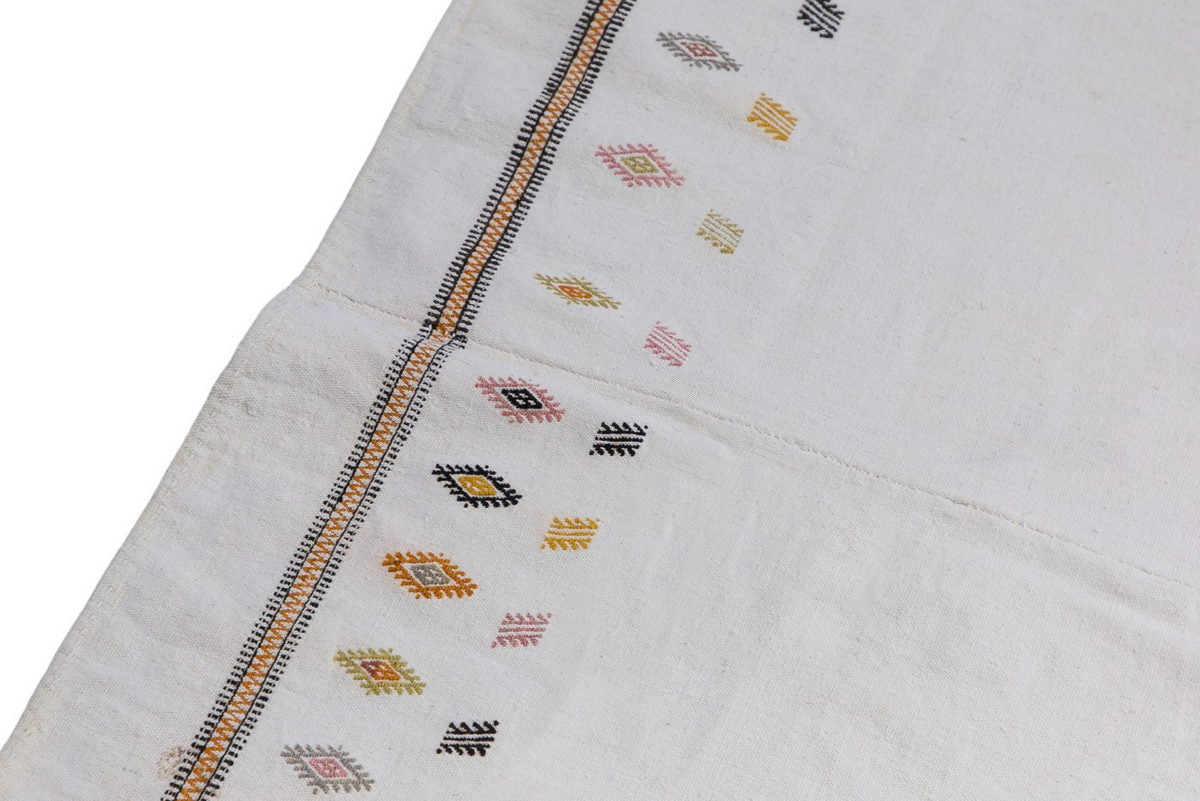 Handwoven Turkish Kilim Rug 168x175 cm (5'6" x 5'9")