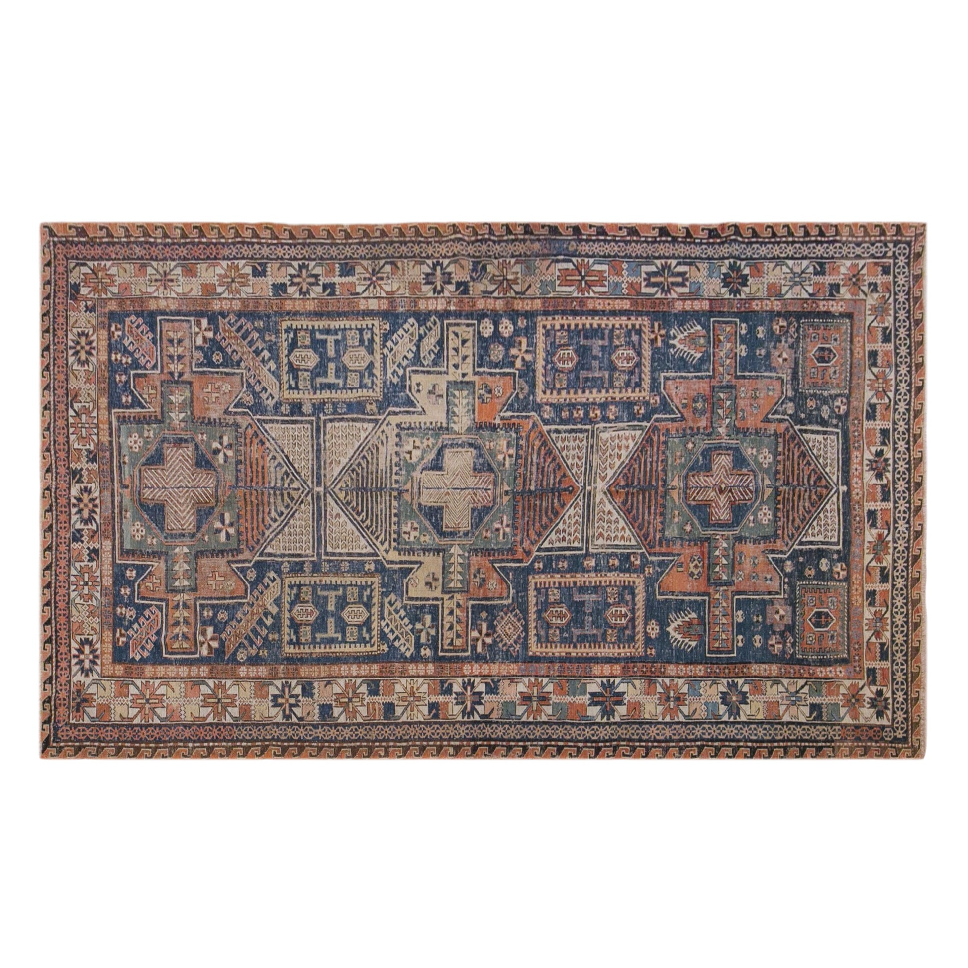Handwoven Turkish Soumak Kilim Rug 150 x 270 cm | 4.11 x 8.10 ft