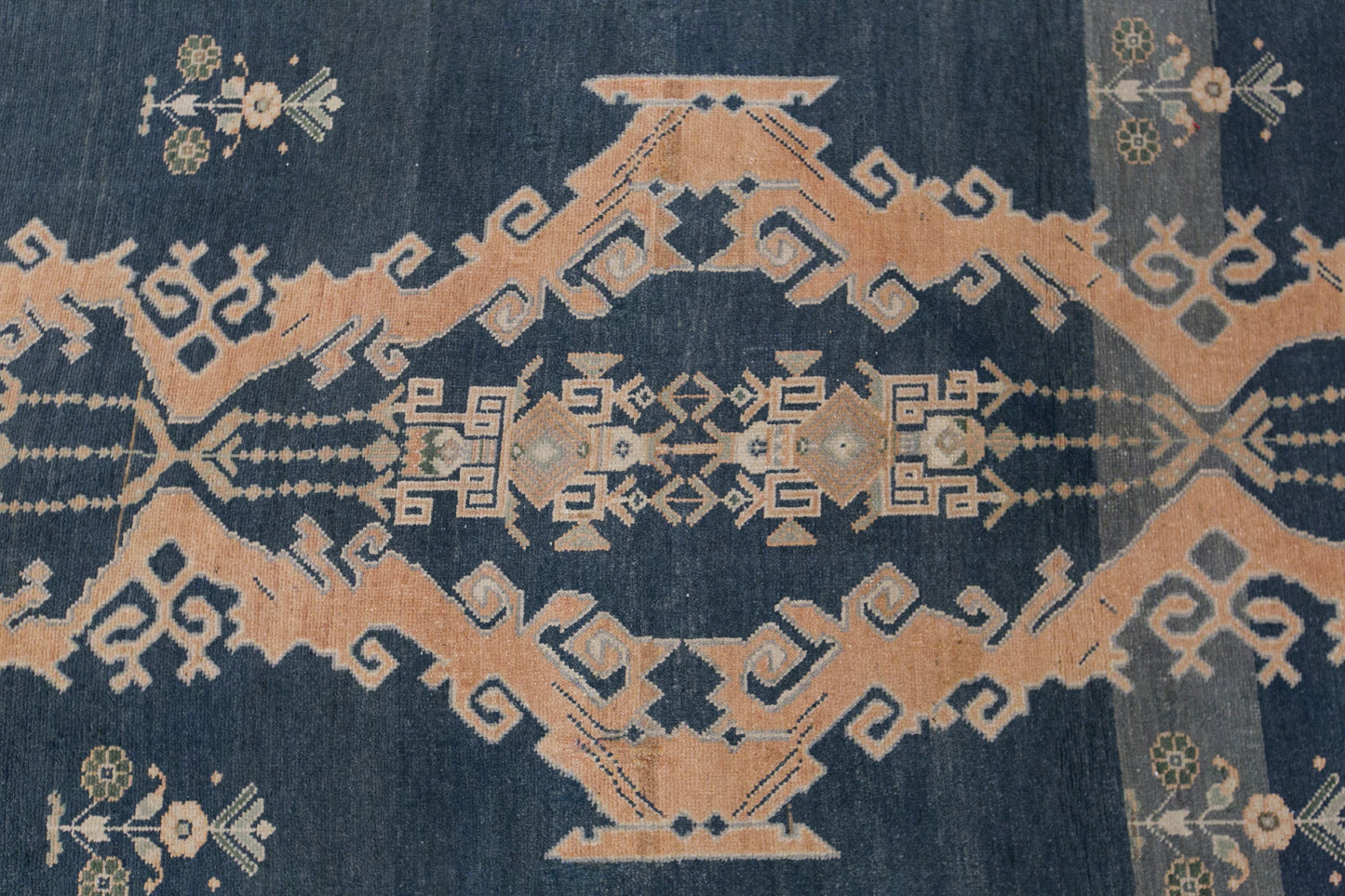 Handwoven Turkish Wool Runner Rug 130 x 360 cm | 4.3 x 11.9 ft