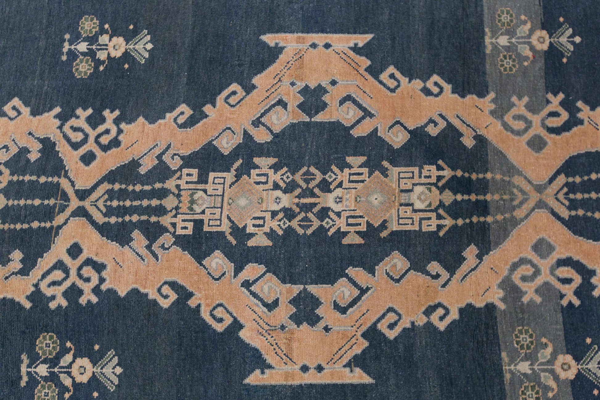 Handwoven Turkish Wool Runner Rug 130 x 360 cm | 4.3 x 11.9 ft