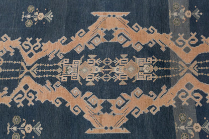 Handwoven Turkish Wool Runner Rug 130 x 360 cm | 4.3 x 11.9 ft