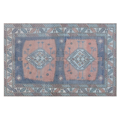 Handwoven Vintage Area Rug 4x7 ft | 140 x 215 cm
