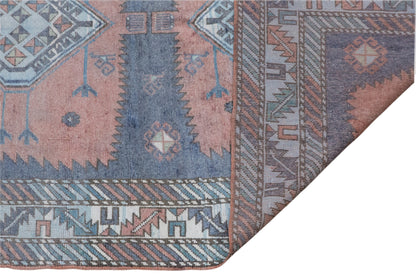 Handwoven Vintage Area Rug 4x7 ft | 140 x 215 cm