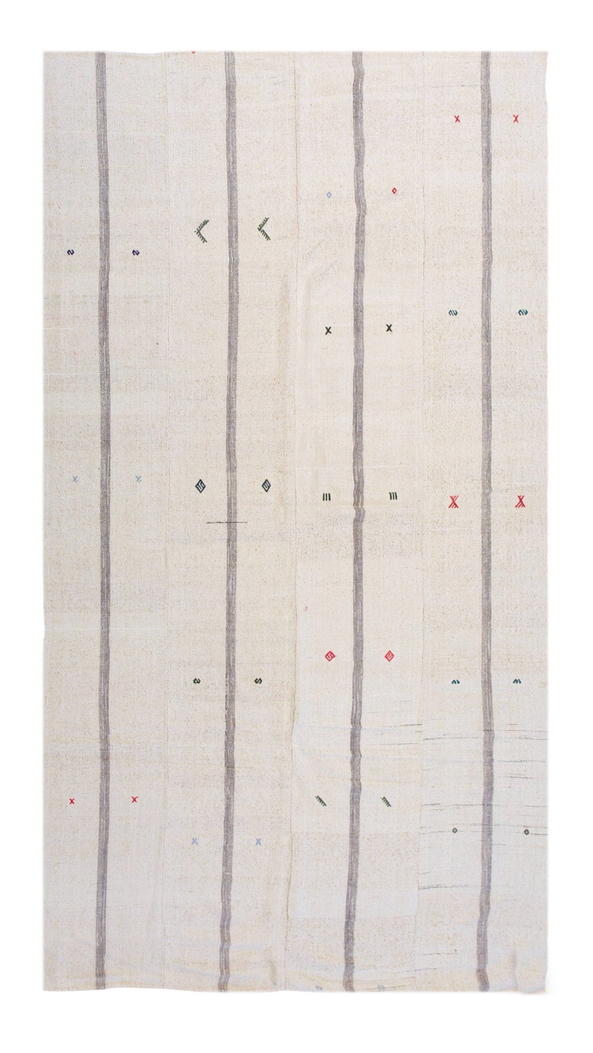 Handwoven Vintage Kilim Rug 174x305 cm (5'8" x 10')