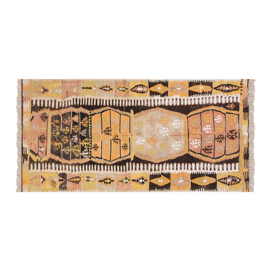 Handwoven Vintage Kırşehir Kilim, 112 x 273 cm, 3.8 x 8.11 ft