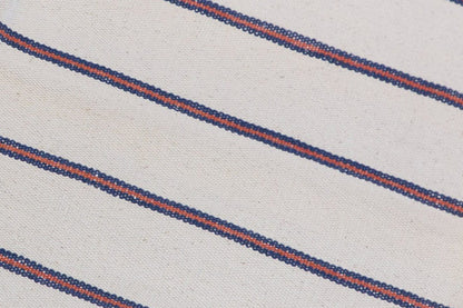 Handwoven Vintage Striped Cotton Kilim Runner, 80x205 cm / 2'7" x 6'9"