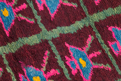 Handwoven Vintage Tulu Rug, 60 x 135 cm (2 x 4.4 ft)