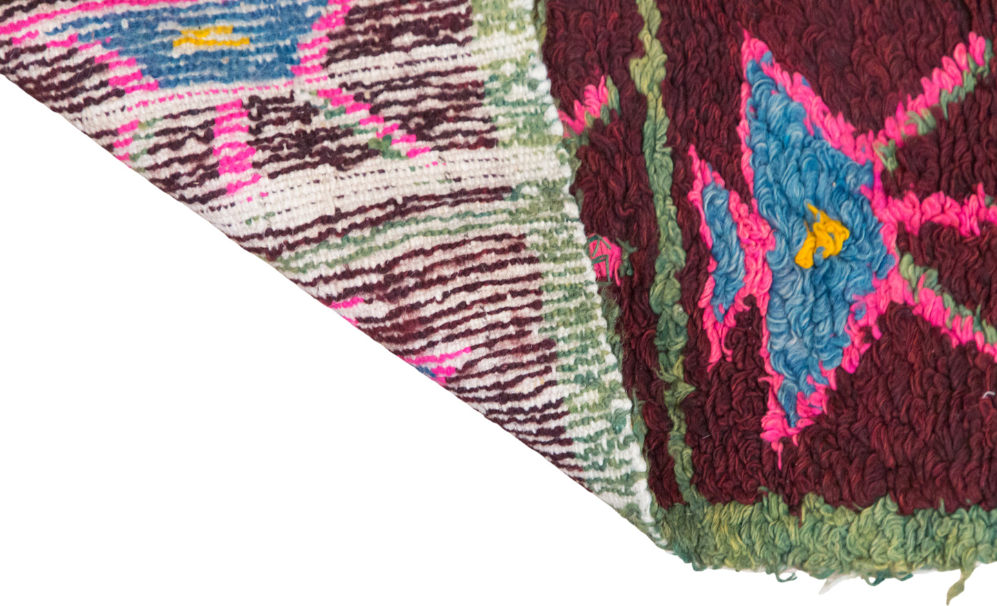 Handwoven Vintage Tulu Rug, 60 x 135 cm (2 x 4.4 ft)