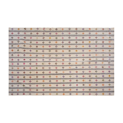 Handwoven Vintage Turkish Kilim 207x345 cm (6'9" x 11'4")