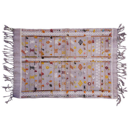 Handwoven Vintage Turkish Kilim Rug – 100 x 138 cm | 3'3" x 4'6"