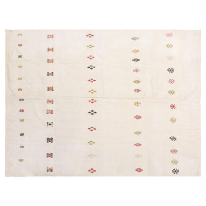 Handwoven Vintage Turkish Kilim Rug 190x254 cm (6 x 8 ft)