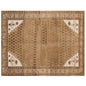 Handwoven Vintage Turkish Oushak Rug 221x277 cm (7'3" x 9'1" feet)
