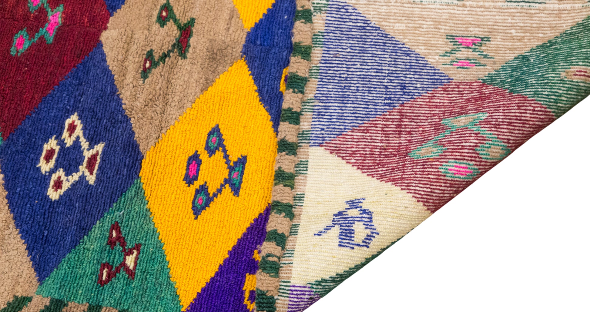Handwoven Vintage Turkish Rug, 150 x 195 cm (4.9 x 6.4 ft)