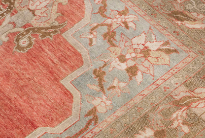 Handwoven Vintage Turkish Rug 220x358 cm (7 x 12 feet)