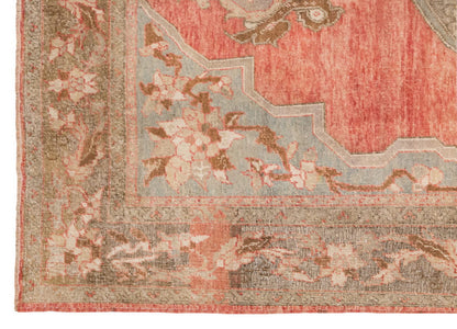 Handwoven Vintage Turkish Rug 220x358 cm (7 x 12 feet)