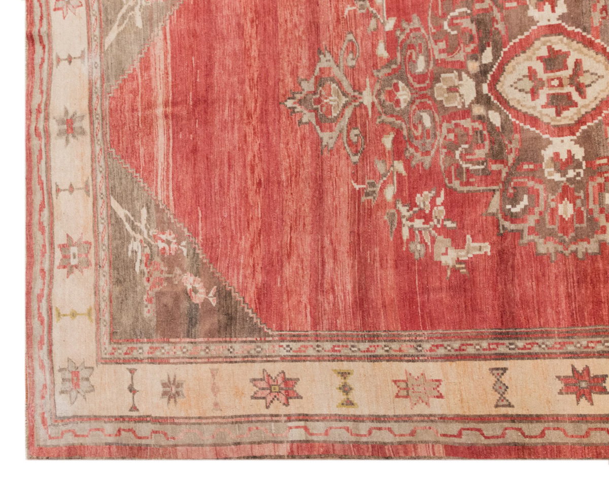 Handwoven Vintage Turkish Rug 241x336 cm ( 8 x 11 feet)